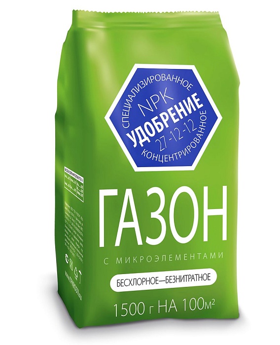 Удобрение Газонное весна-лето с м/э 1,5кг Агроуспех (Летто) 5/10