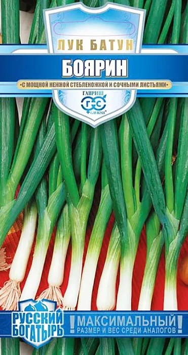 Лук батун Боярин 0,5г ц/п (Гавриш) Рус.богатырь