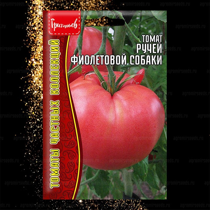 Томат Ручей Фиолетовой собаки 10шт (Григорьев)