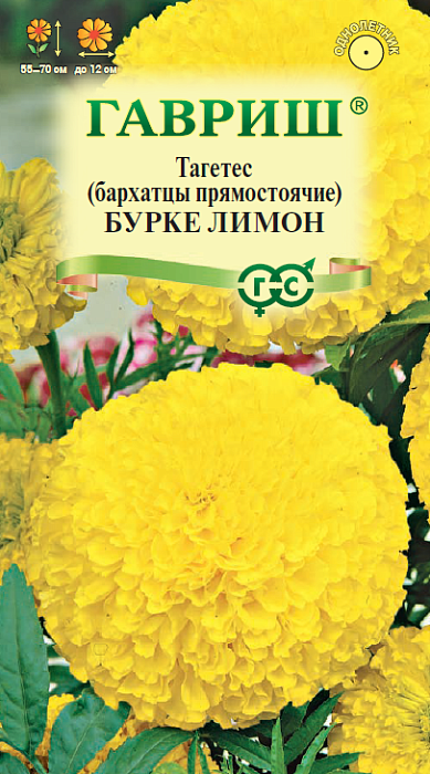 Бархатцы Бурке Лимон 0,3г ц/п (Гавриш) 