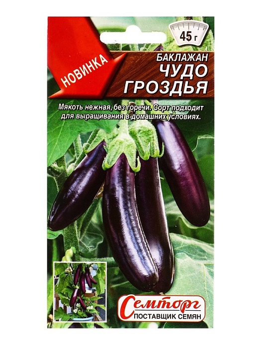Баклажан Чудо гроздья 10шт ц/п (Семторг)
