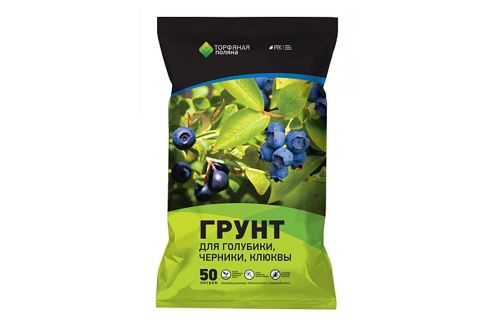 Грунт Дар-Эко для Голубики, черники, клюквы 50л (РТК) 2/48