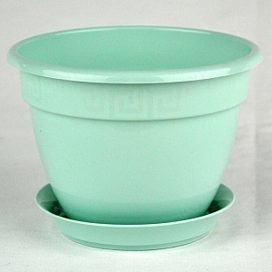 Кашпо Антик 13 мята 0,75л (Техпласт)