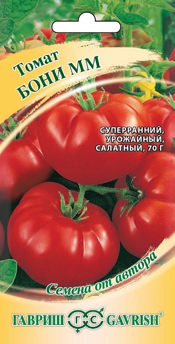 Томат Бони ММ 0,05г ц/п (Гавриш) ультраранний, низкорослый