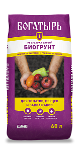 Грунт Богатырь томат,перец,баклажан 60л (ЛамаТ) 2/45