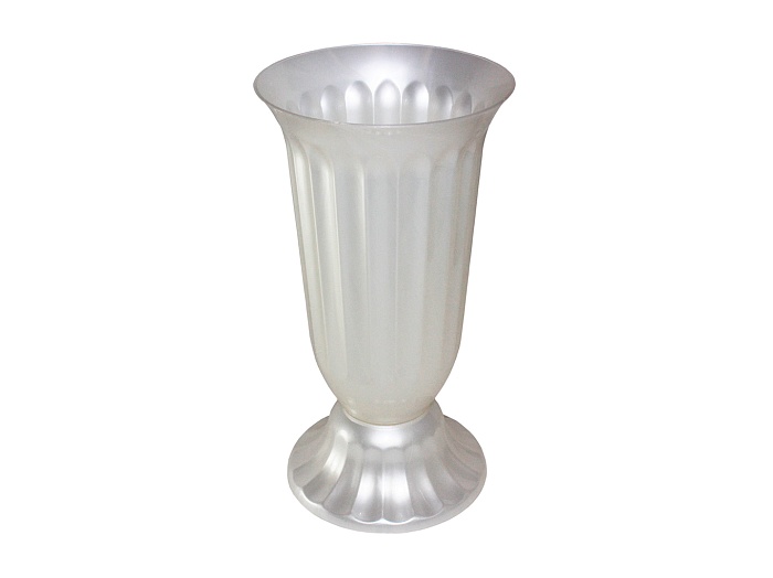 Ваза для цв.под срезку Цветочная №4 (17л) белая 03004 (Милих) 2/10