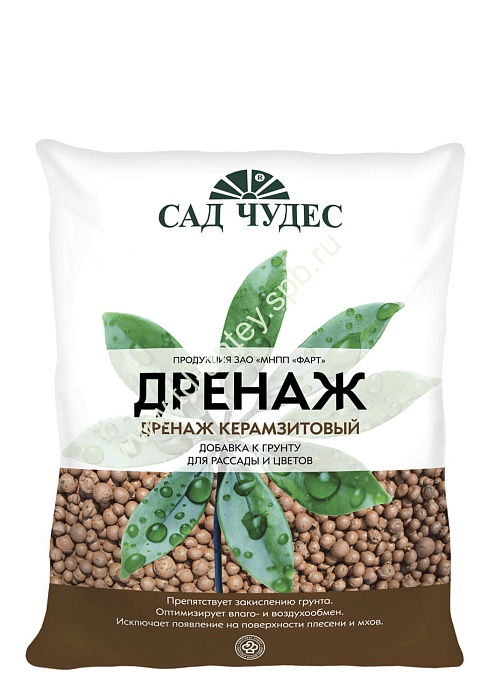 Дренаж керамзитовый крупный/мелкий в ассорт. 2л (НордПалп) 5/10