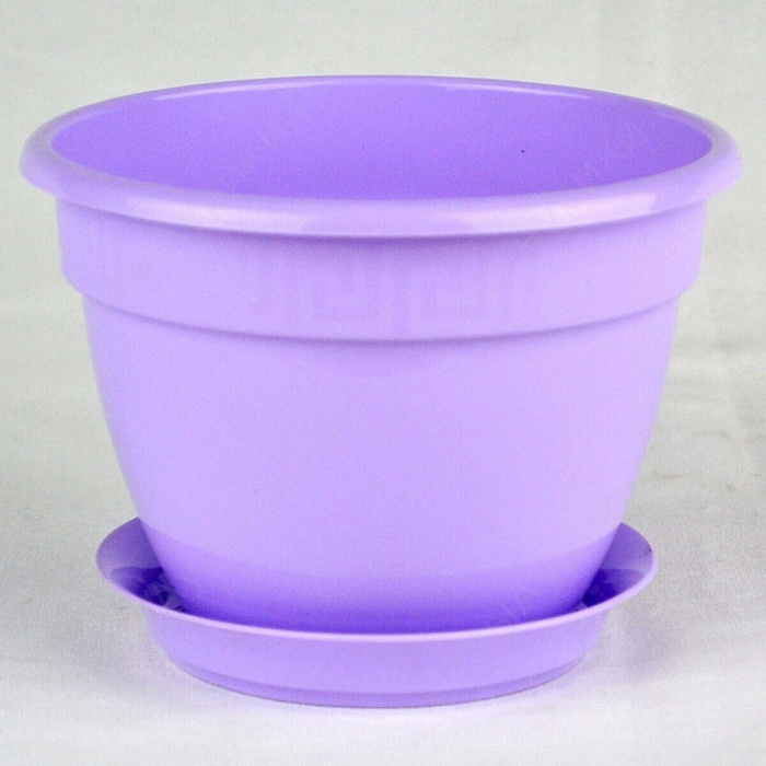 Кашпо Антик 13 лаванда 0,75л (Техпласт)