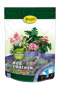 Мох сфагнум Цветочное счастье 1л (Фаско) 5/20