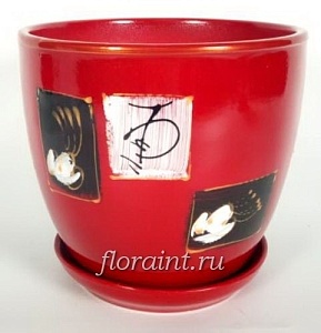 Горшок керамич Лотос 1,65л (Беларусь)