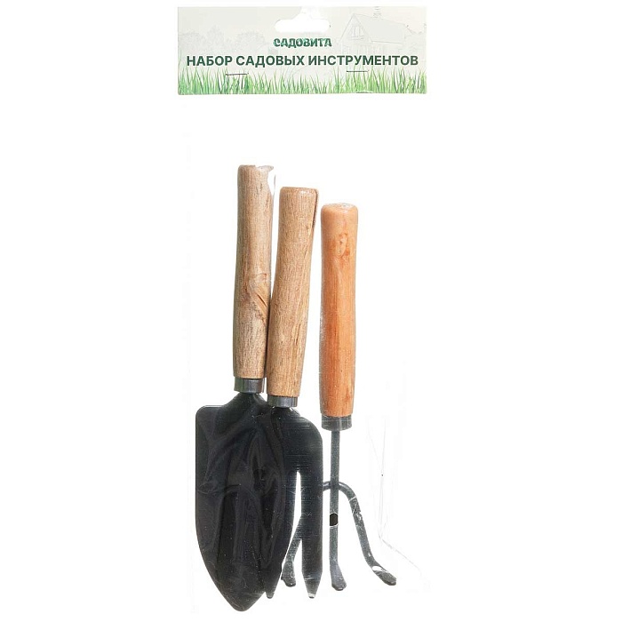 Набор инструментов 3 предмета дер.руч. HD1104/1014