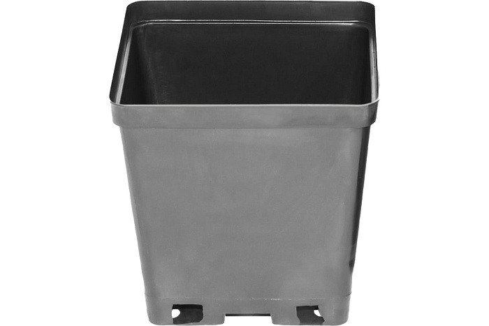 Горшок для рассады квадратный 15*15*15/2,7л твердый (Амина) 10/360