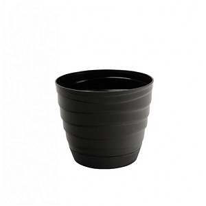 Кашпо Бриз с/п 0,7л черный (Радиан)