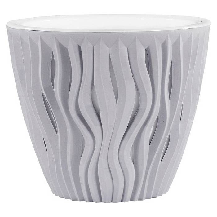 Кашпо Вдохновение 2,25л серый жемчуг (ВМС)