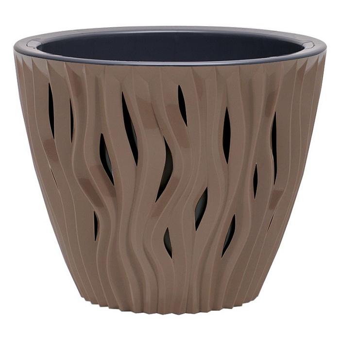 Кашпо Вдохновение 4,5л Мокачино (ВМС)