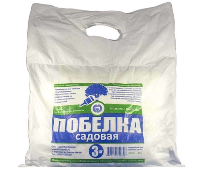 Побелка садовая сухая 3кг (СТС) 5/10/350