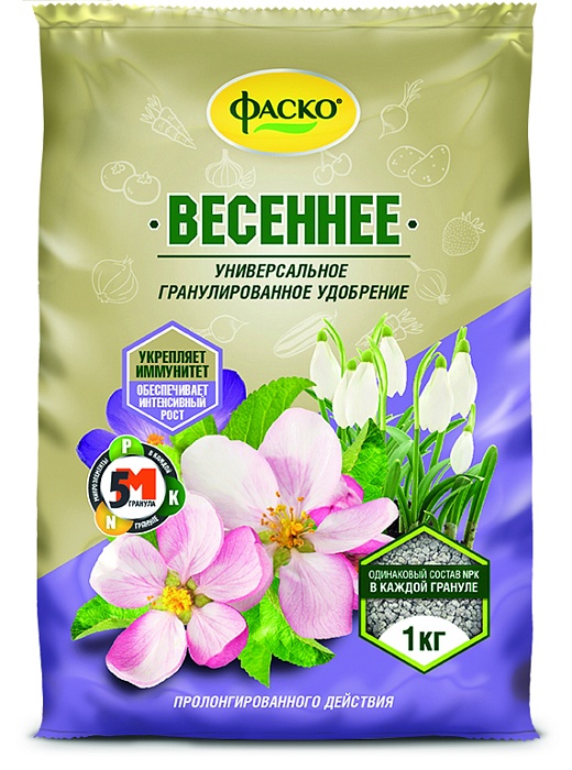 Удобрение Весеннее 1кг (Фаско) 5/20