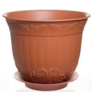Кашпо Европа 31л с/п терракот (М пласт)