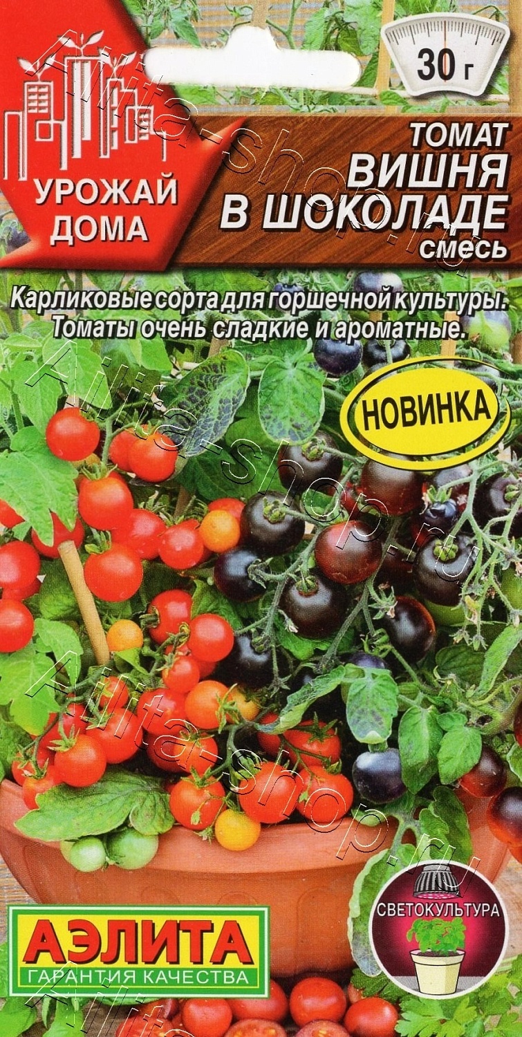Томат Вишня в шоколаде 10шт ц/п (Аэлита) Новинка