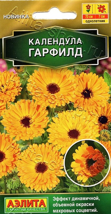 Календула Гарфилд махровая 0,3г ц/п (Аэлита)