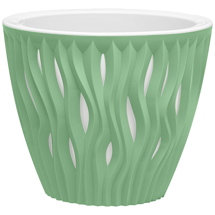 Кашпо Вдохновение 7,5л мята КШ-8673 (ВМС)