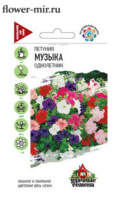 Петуния Музыка, смесь 0,1г ц/п (Гавриш) Уд.с.