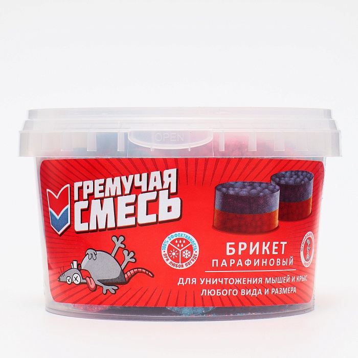 Гремучая смесь, парафиновый брикет 400г (Виста) 3/18