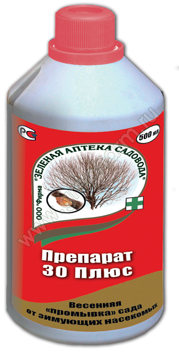 Препарат 30плюс 500мл (ЗАС) 1/11 ран.вес.обр.деревьев