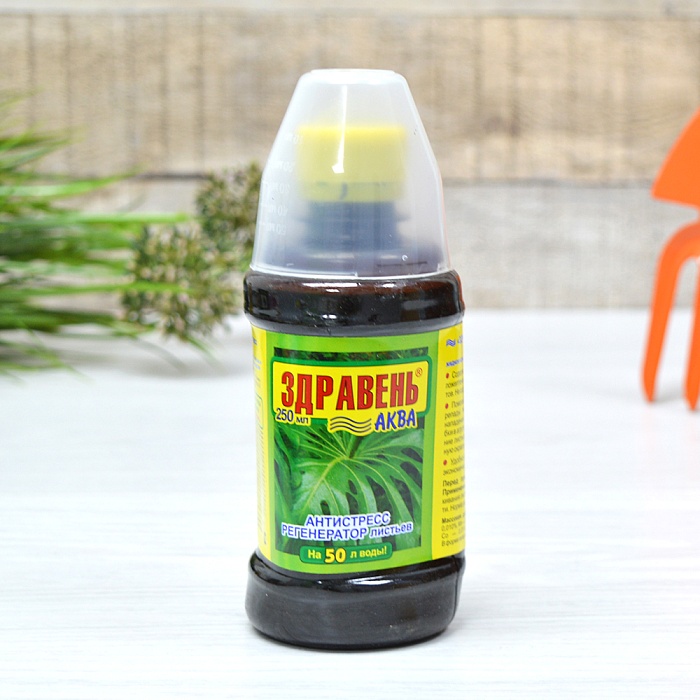 Здравень АКВА АНТИСТРЕСС 0,25л (ВХ) 6/24 регенератор листьев