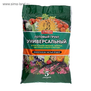 Грунт Сам себе Агроном Универсальный 5л (АгроСнабРитейл) 5/440