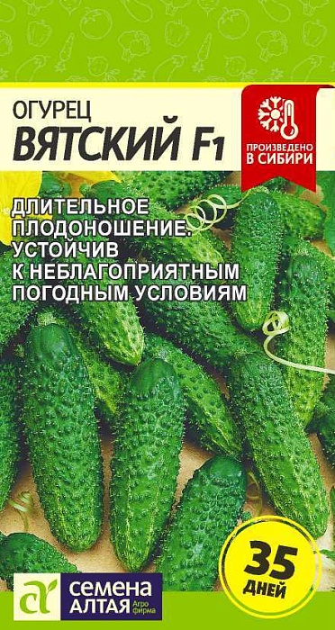Огурец Вятский 5шт ц/п (СемАлт)