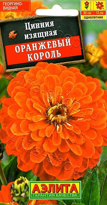Цинния Оранжевый король 0,3г ц/п (Аэлита)