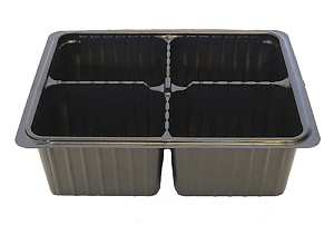 Кассета д/рассады 4 ячейки (Агроком) 5/200