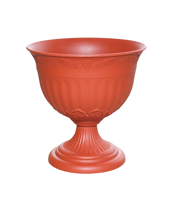 Кашпо Венеция 5 22л на ножке белое 07185 (Милих)