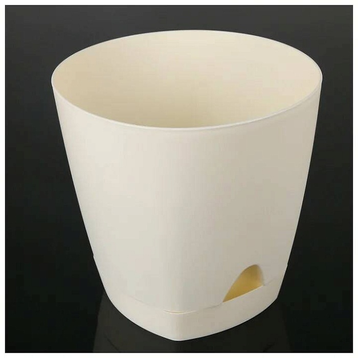 Кашпо Амстердам 4л сливочный (Пластик Репаблик)