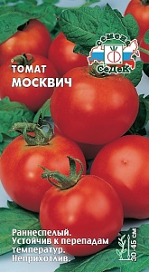 Томат Москвич 0,1г ц/п (Седек) ранн.70г