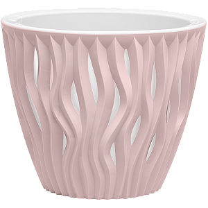 Кашпо Вдохновение 3л бежево-розовый КШ-5662 (ВМС)