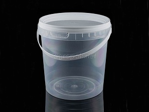 Ведро 1,0л пищевое с крышкой (АгроП)