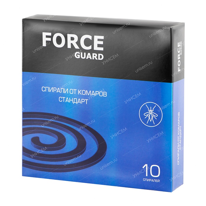 Спирали от комаров и мух FORCE бездымные стандарт синие (XS) 3/12