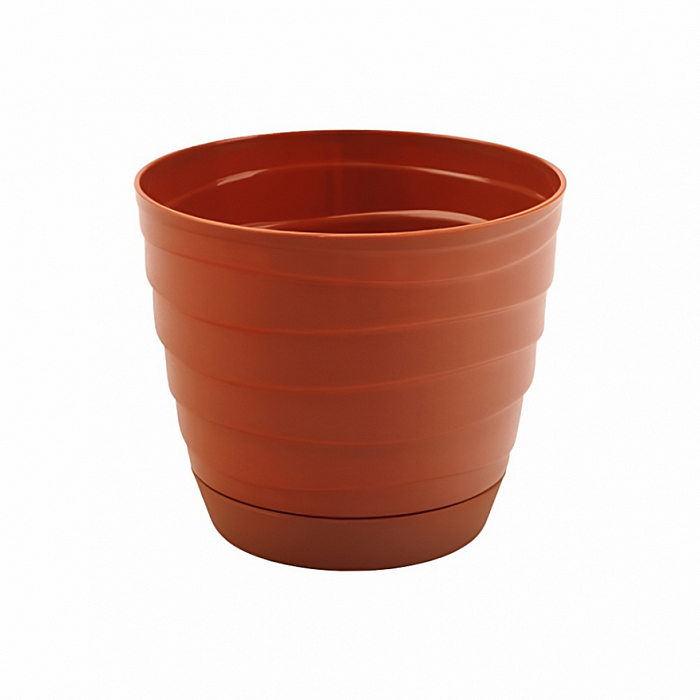 Кашпо Бриз с/п 0,7л терракотовый (Радиан)