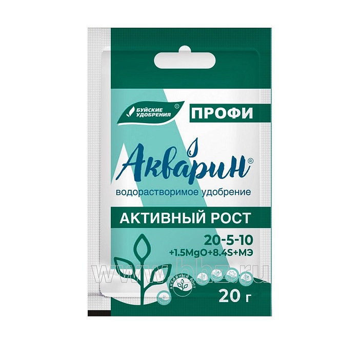 Акварин Активный рост ПРОФИ 20г (БХЗ) 10/60
