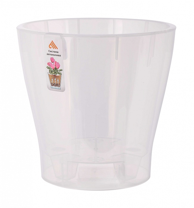 Горшок для Орхидей ЛЕЯ 3,6л прозрачный М7884 (Альтернатива) 