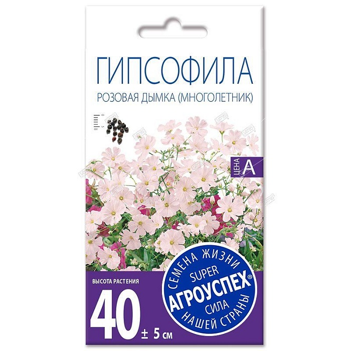 Гипсофила Розовая дымка 0,2г ц/п (Агроуспех)