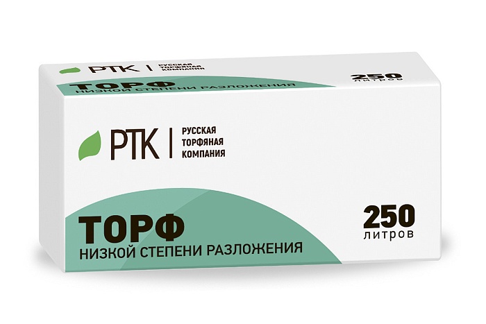 Торф низкой степени разложения 250л 1с/0-20/0,25 (РТК) 1/15