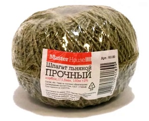 Шпагат джутовый 150м "Прочный" 2мм 150г 60189 Master House