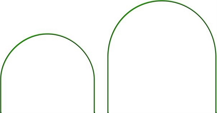 Дуги парниковые 3м h=1,2м d=10мм 6шт (Лана Сад)