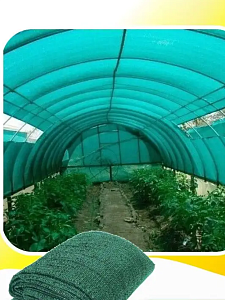 Сетка для притенения 2*5м 50% зеленая (Садовита) 5/40