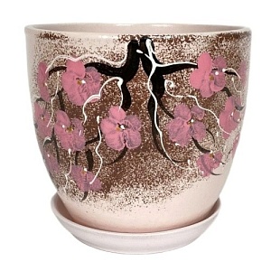 Горшок керамич Сакура 0,4л (Беларусь)