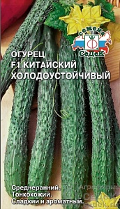 Огурец Китайский Холодоустойчивый F1 0,2г ц/п (Седек) пчелоопыляемый